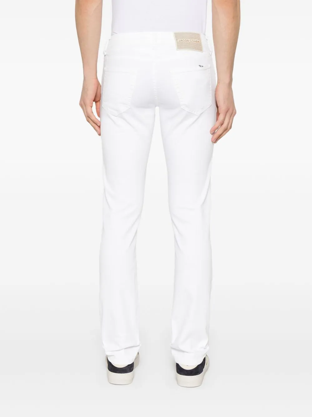 Logo Patch Slim-Fit Trousers