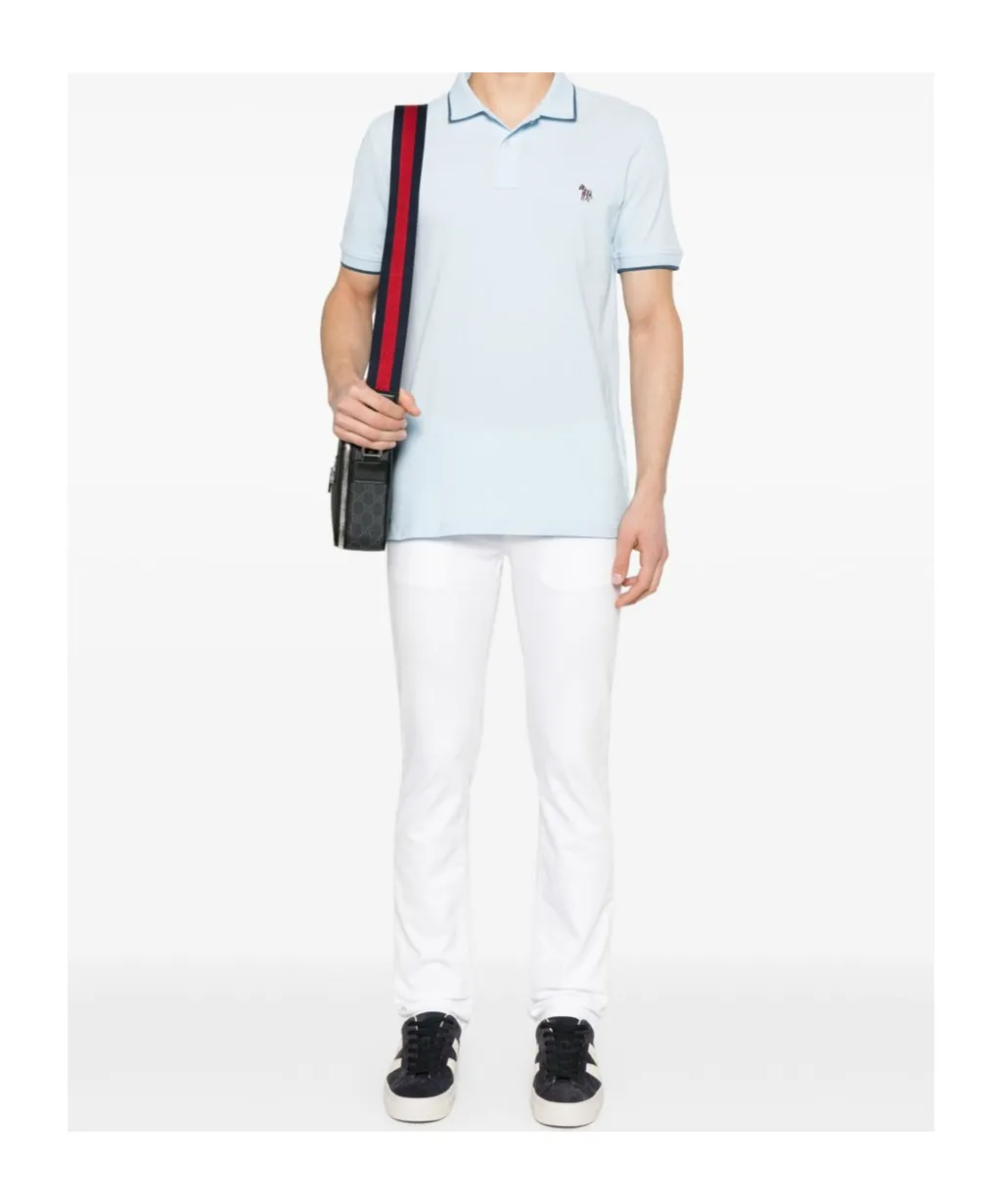 Logo Patch Slim-Fit Trousers