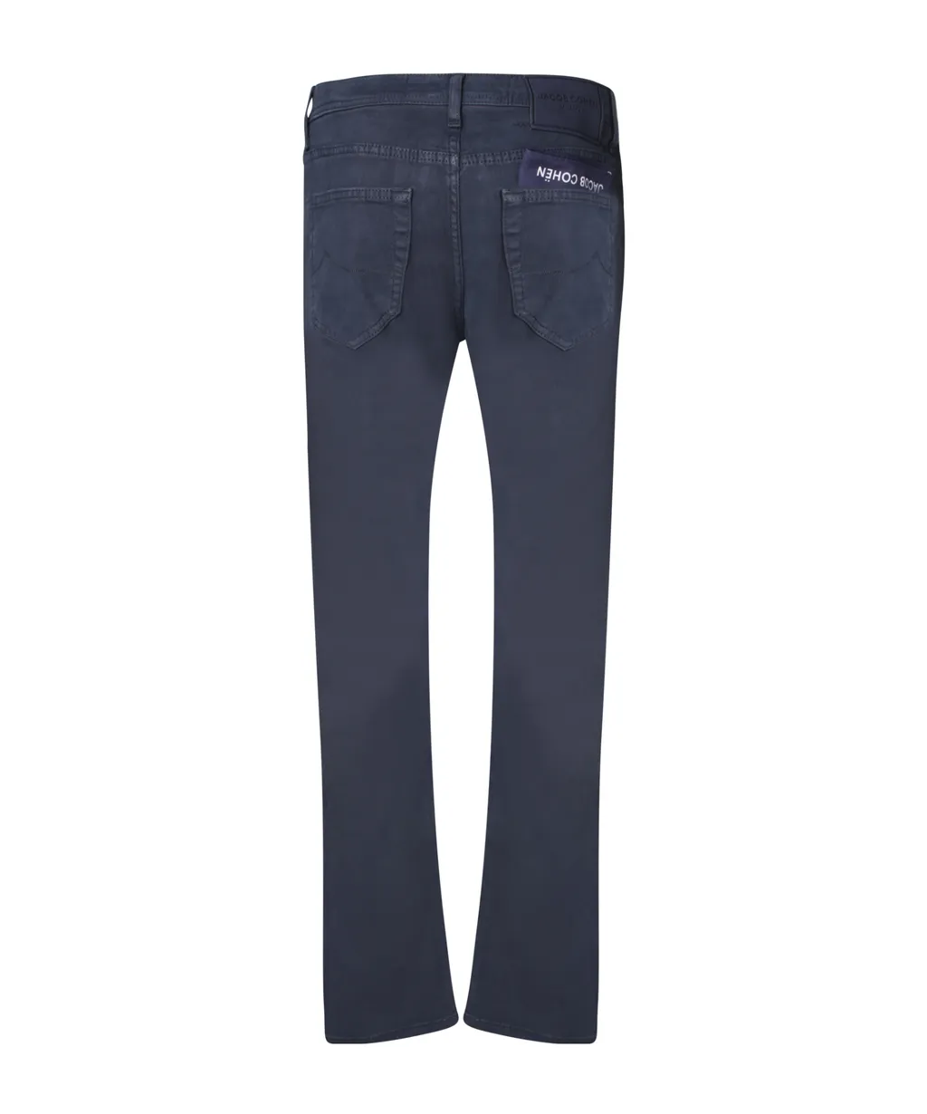 Logo Patch Straight-Leg Trousers