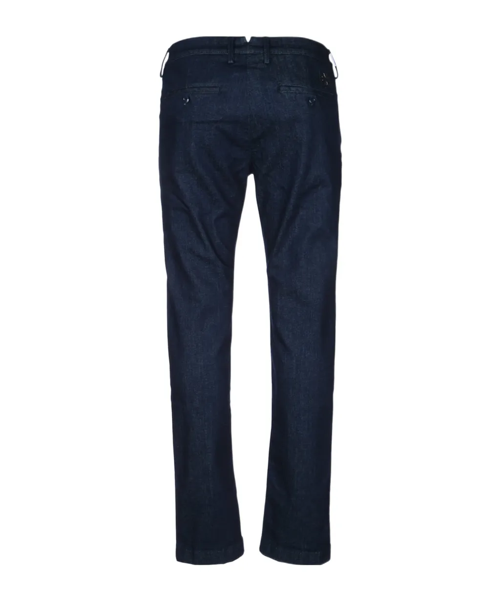 Logo Plaque Straight-Leg Pants