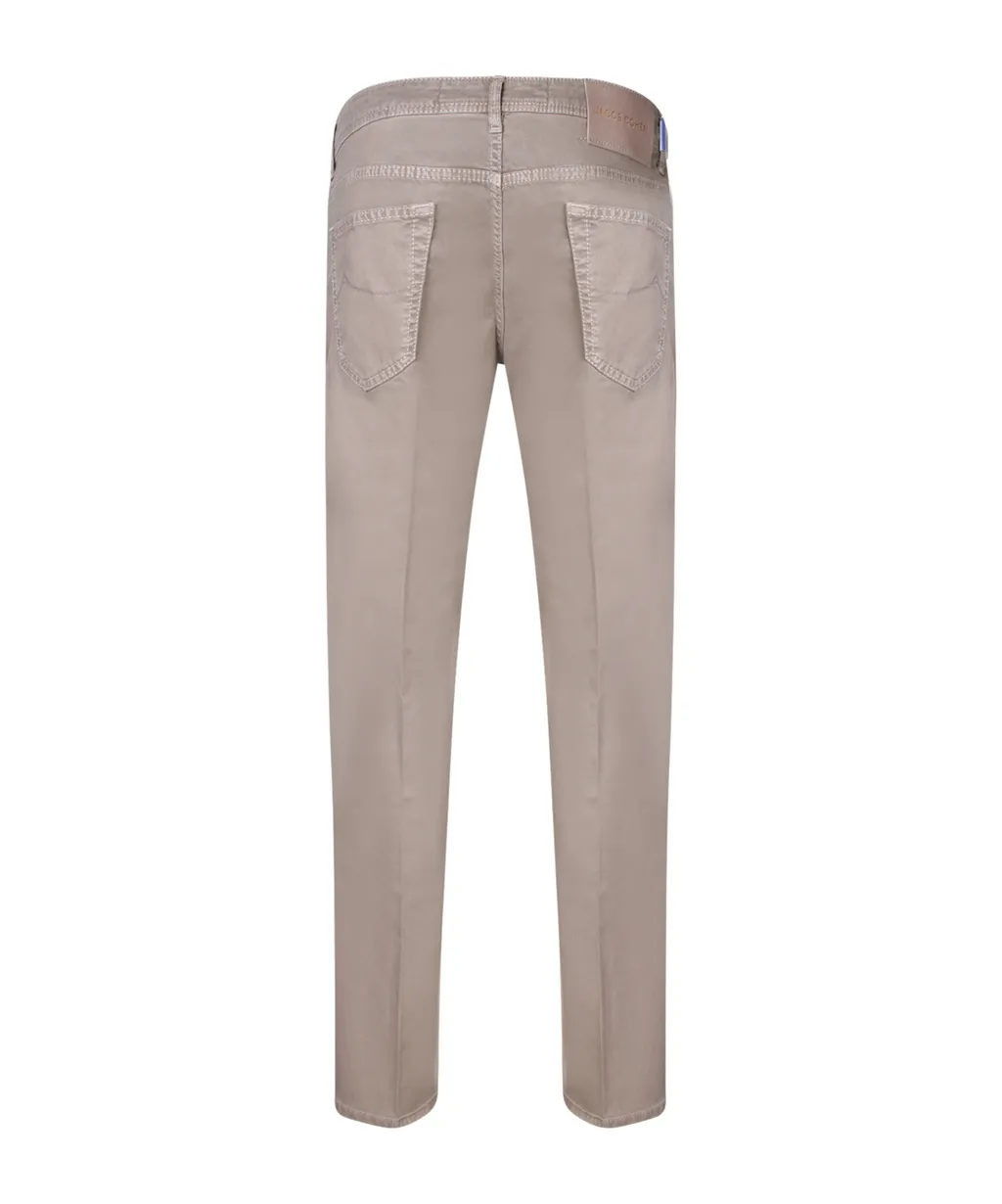 Logo Patch Straight-Leg Trousers