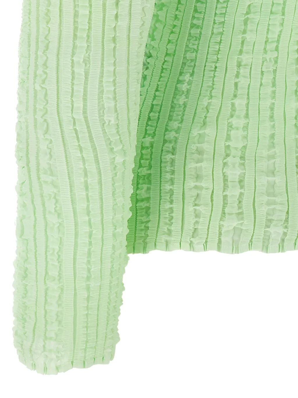 Boat Neck Pleated Jumper