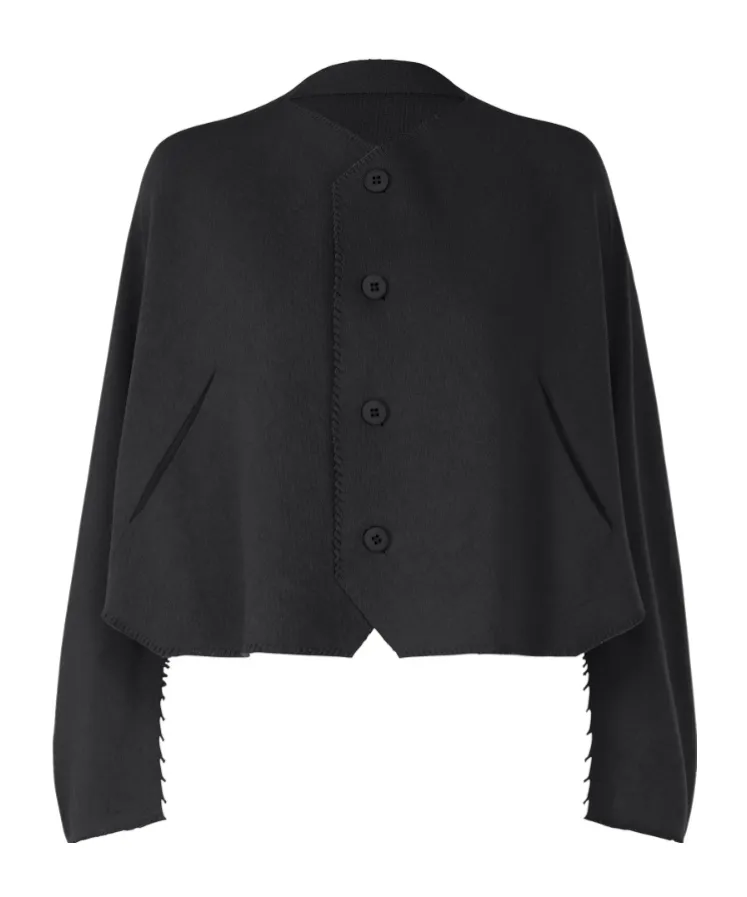V-Neck Buttoned Cardigan