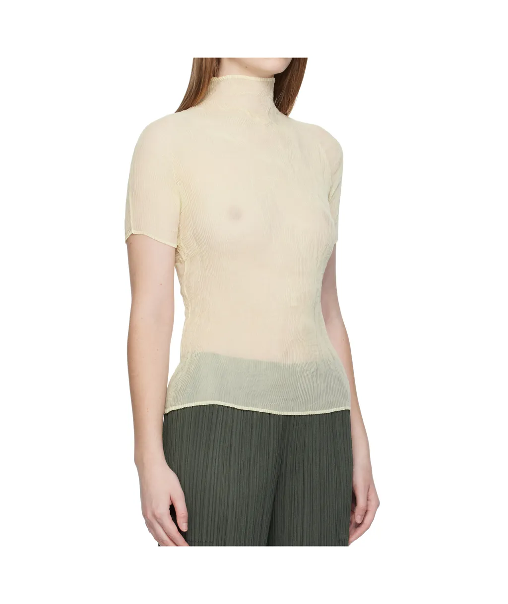 Chiffon Twist 3 Chiffon Turtleneck