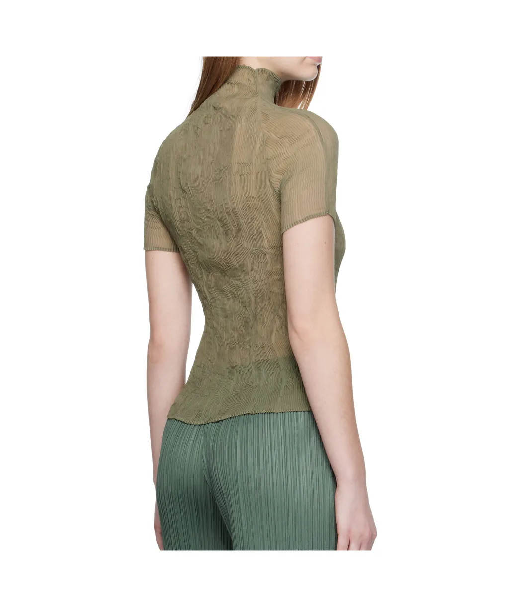 Chiffon Twist 3 Chiffon Turtleneck
