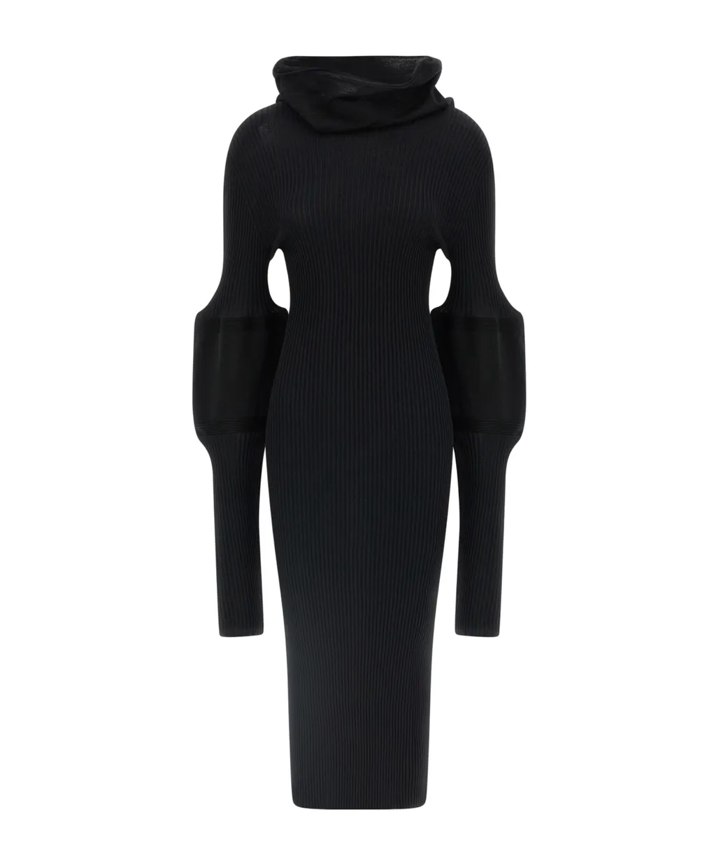 Thin And Thick Knit Dress