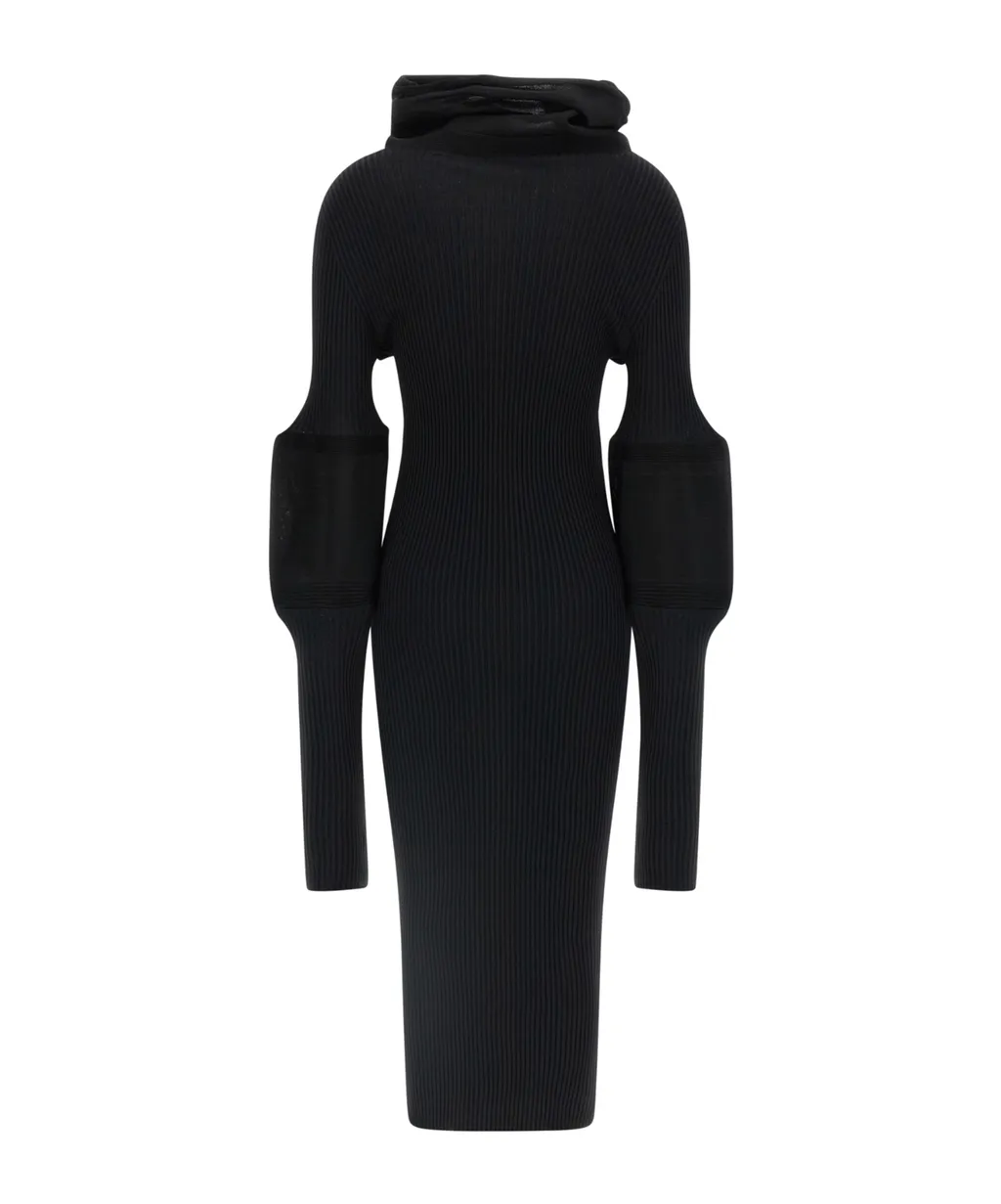 Thin And Thick Knit Dress