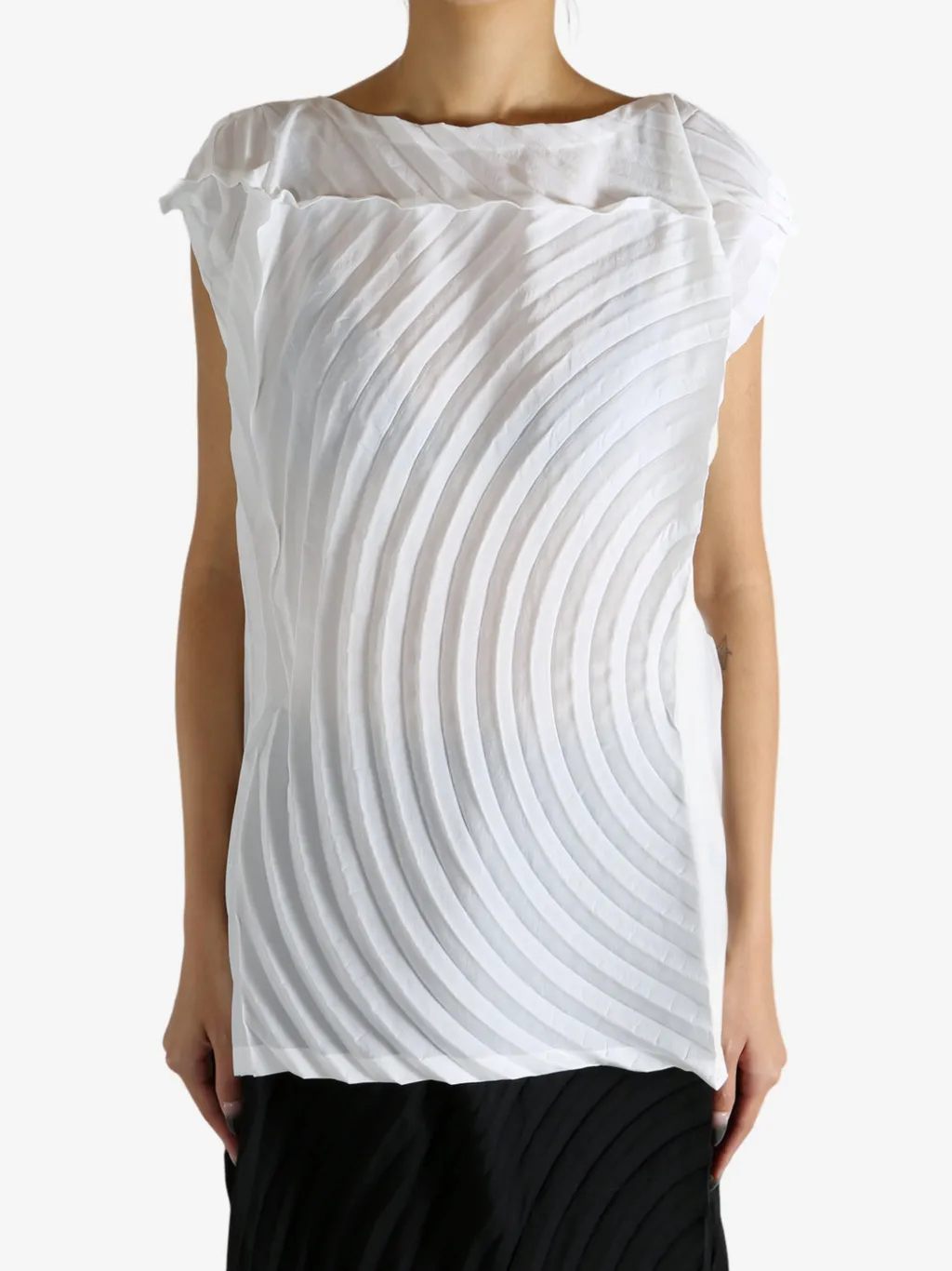 Paper Bag Pleats Shirt