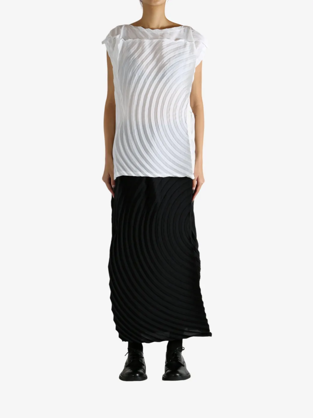 Paper Bag Pleats Shirt