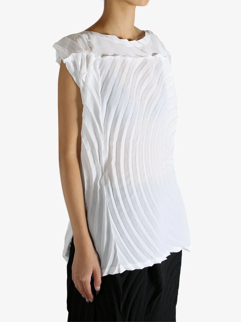 Paper Bag Pleats Shirt