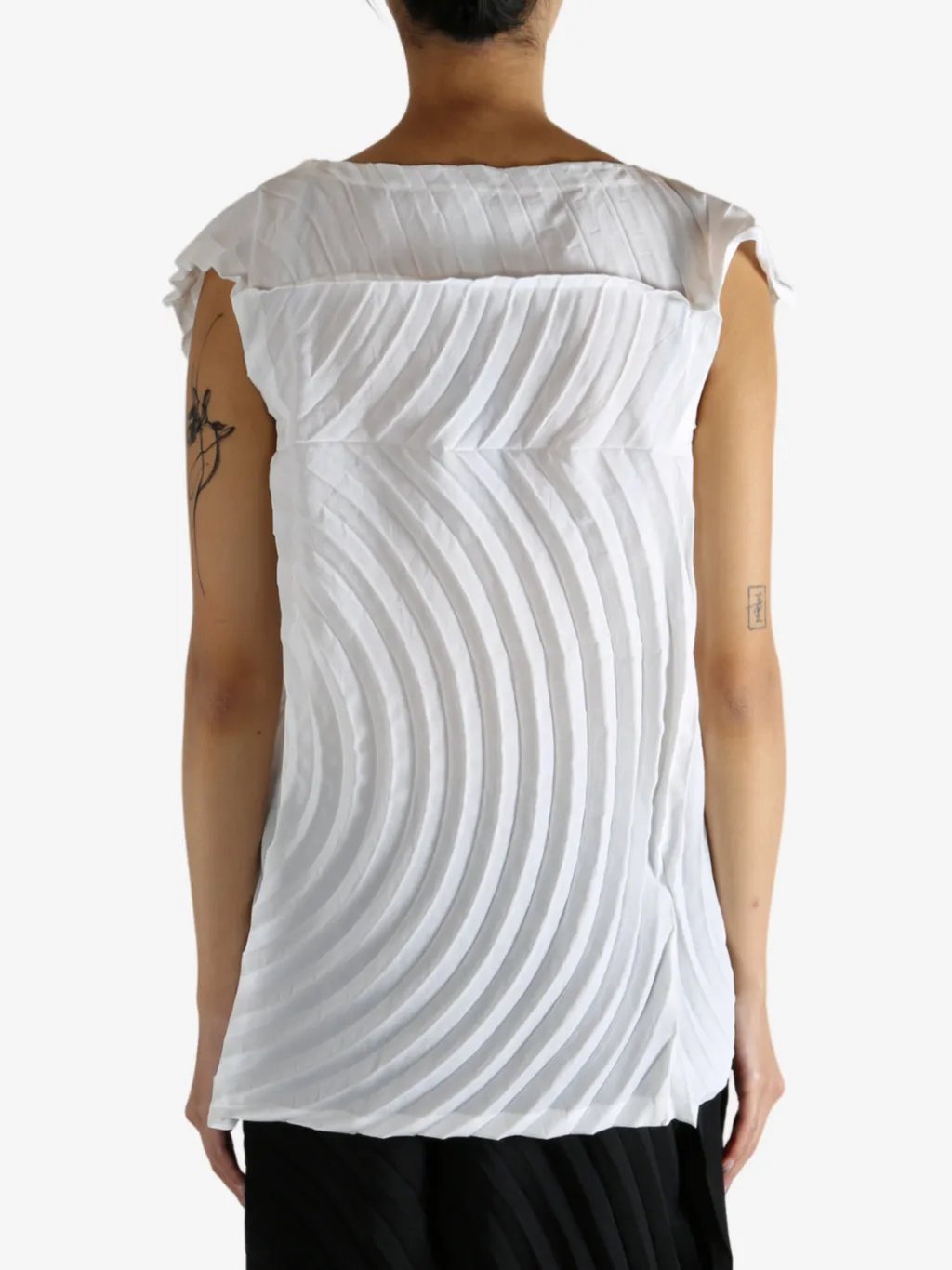 Paper Bag Pleats Shirt
