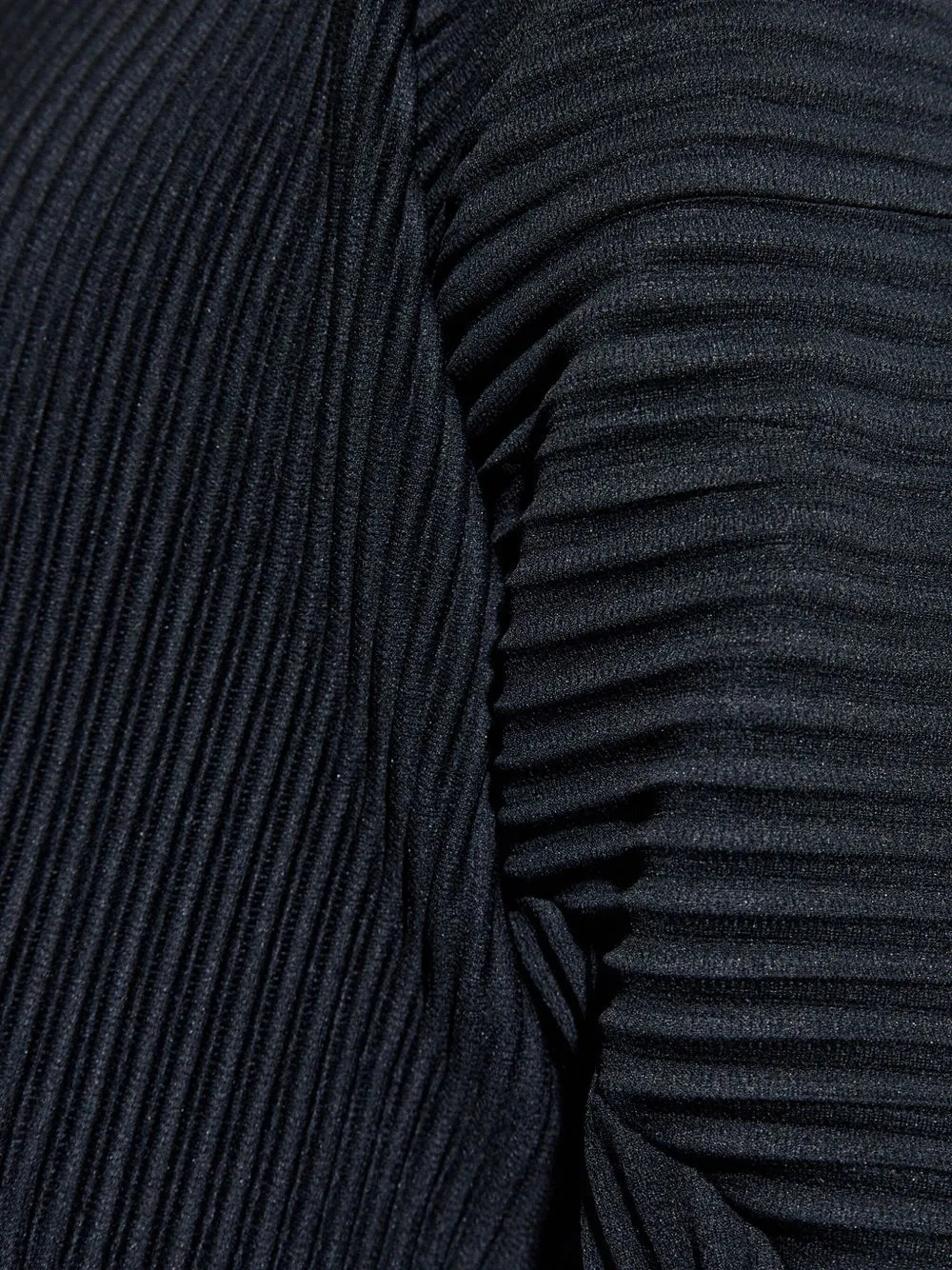 Pleated Long-Sleeve Top