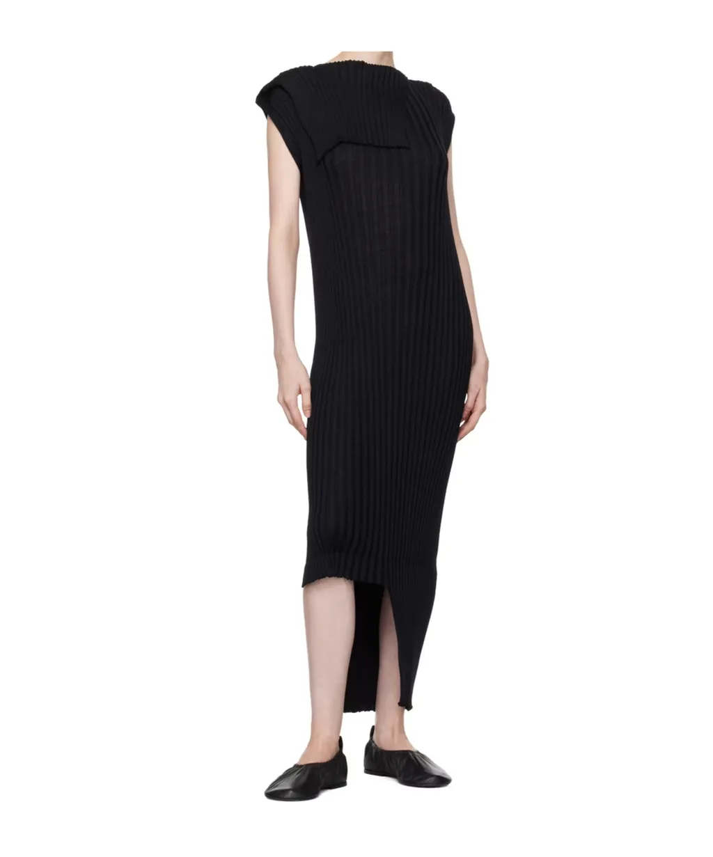 Sparkling Merino Rib Midi Dress