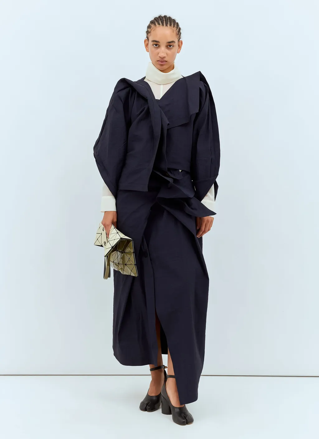Draped Front Blouse