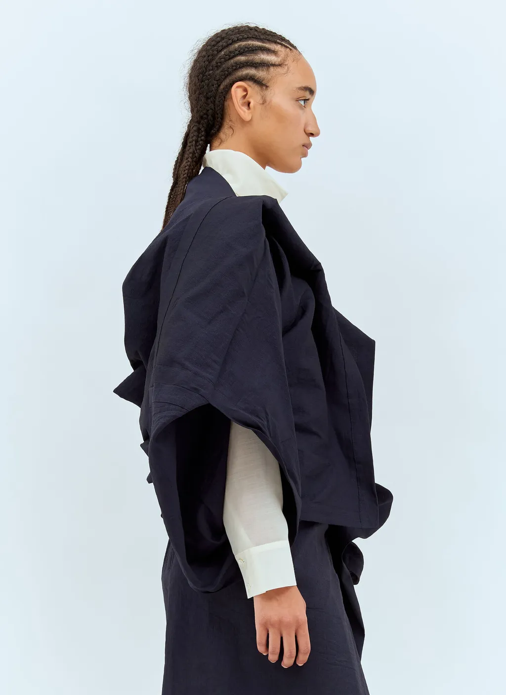 Draped Front Blouse