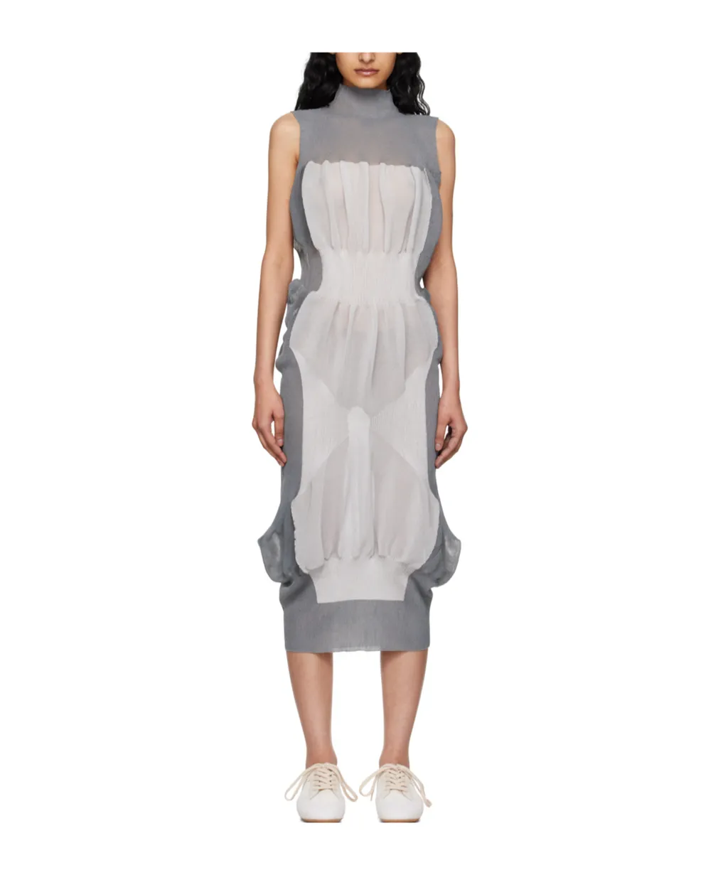 Pleated Knitted Dress