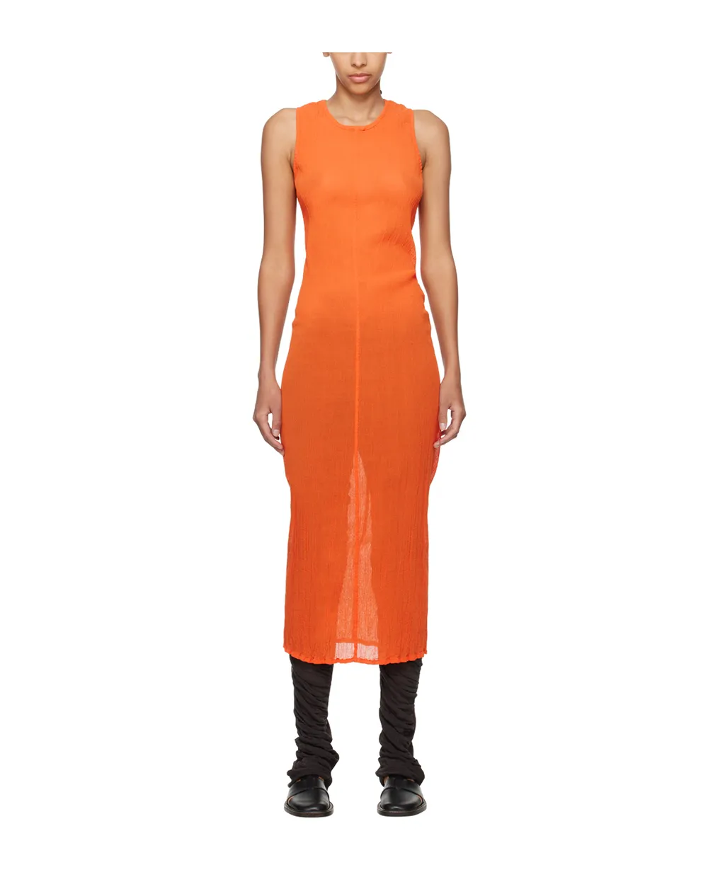 Round Collar Sleeveless Dress