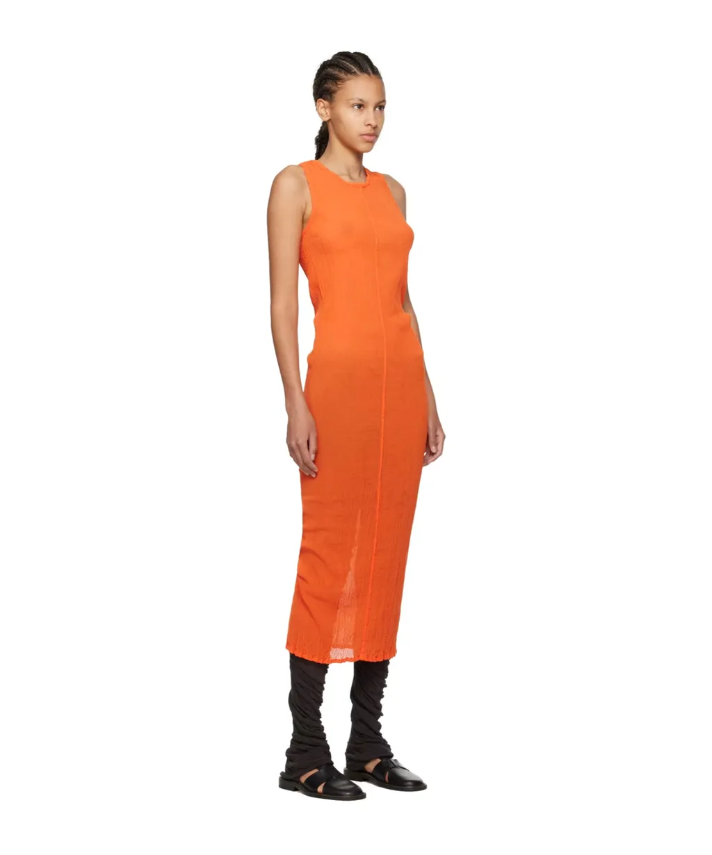Round Collar Sleeveless Dress