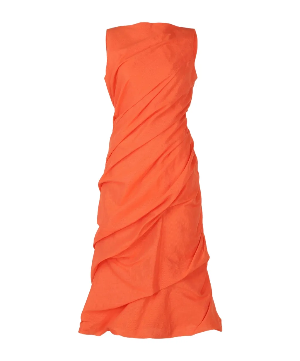 Sleeveless Ruched Dress