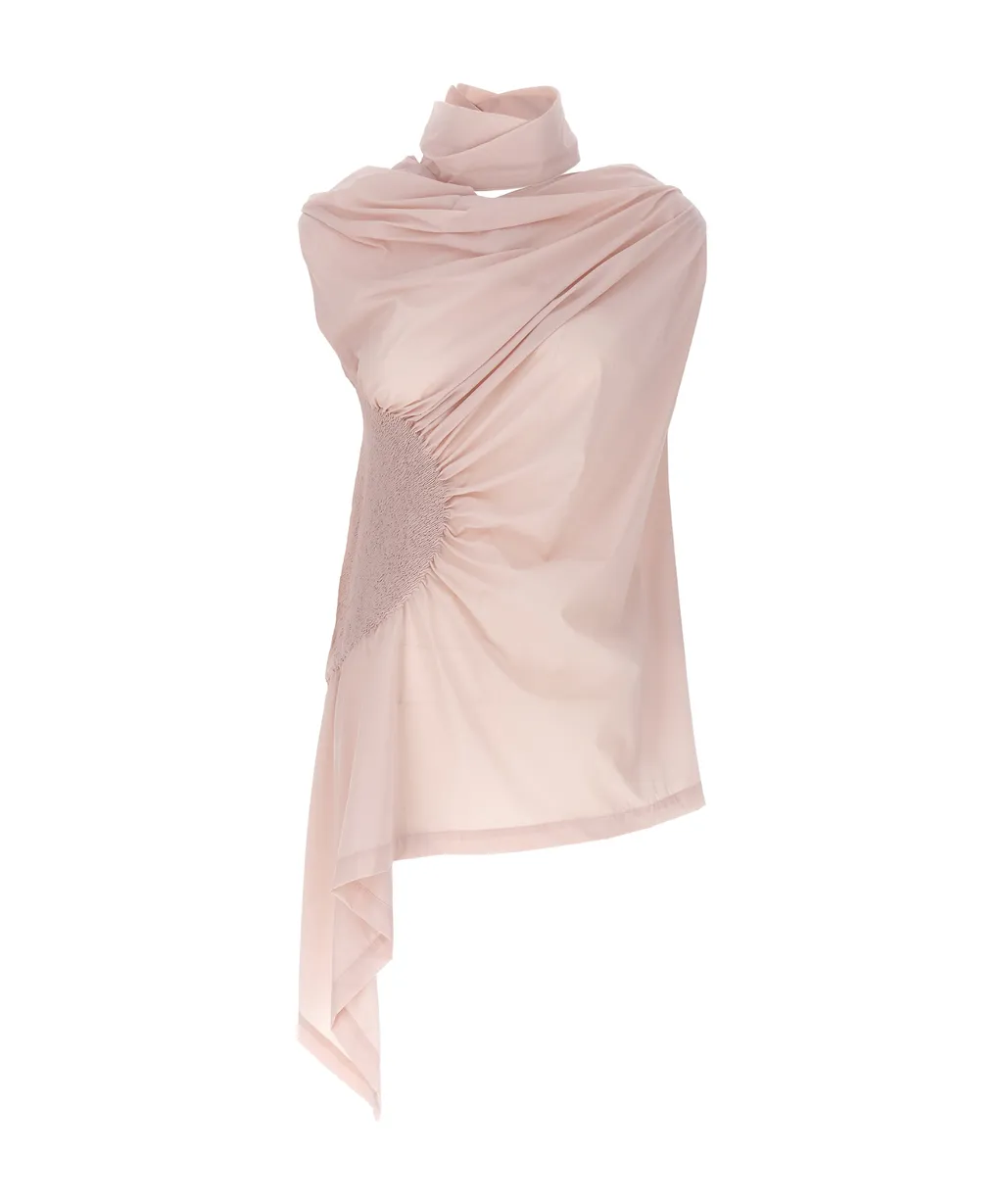 Eye Of The Bean Ruched Detailed Top
