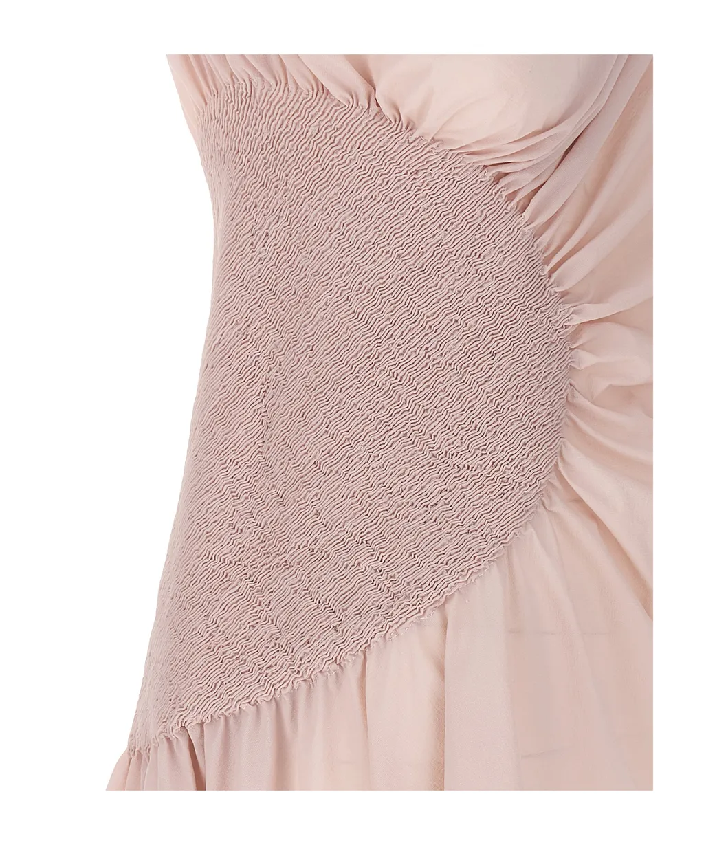 Eye Of The Bean Ruched Detailed Top