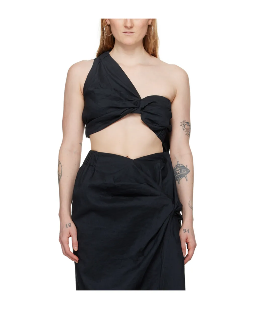 Twist-Pleated Top