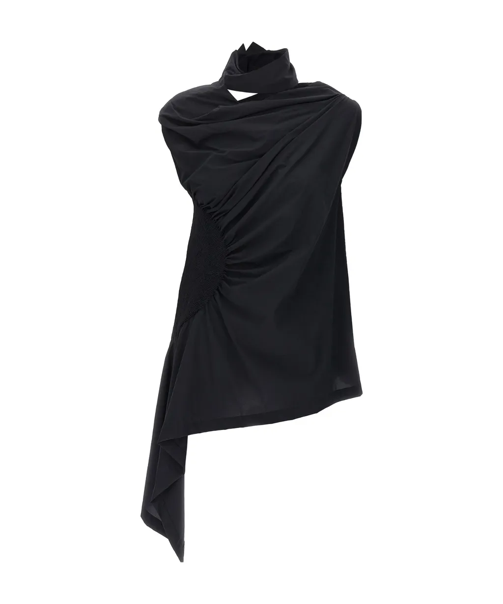 Eye Of The Bean Ruched Detailed Top