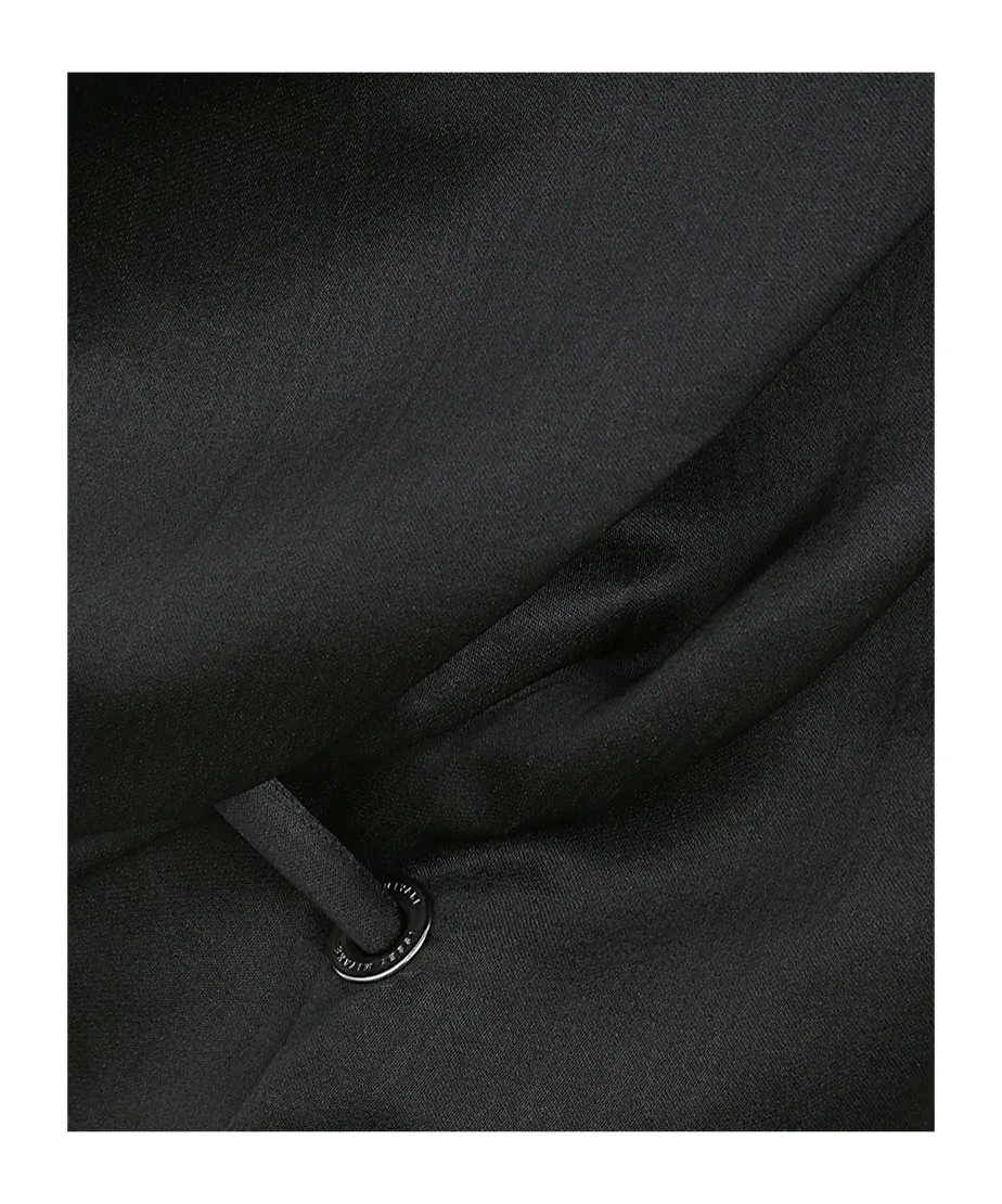 Enveloping Draped Dress