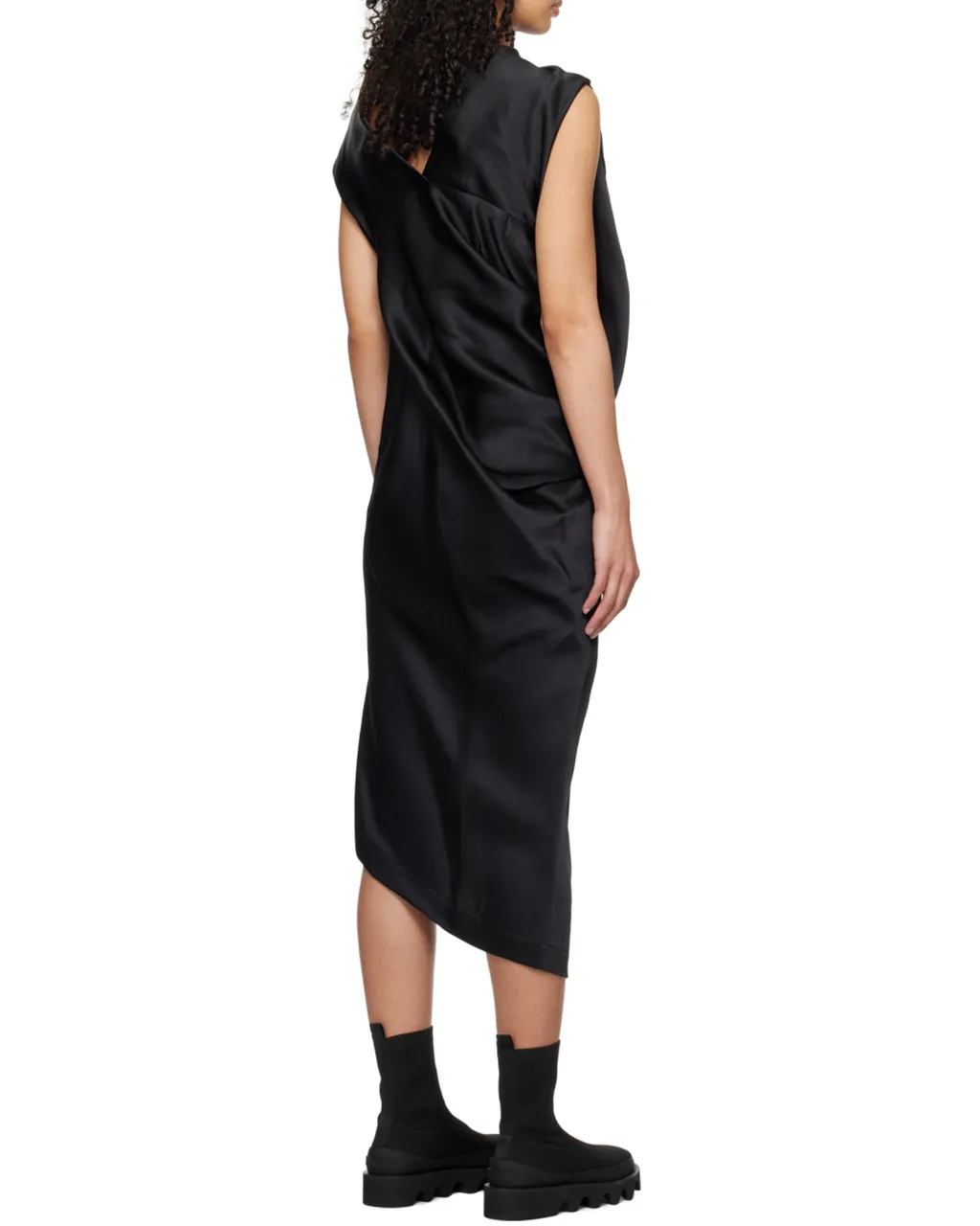 Enveloping Draped Dress