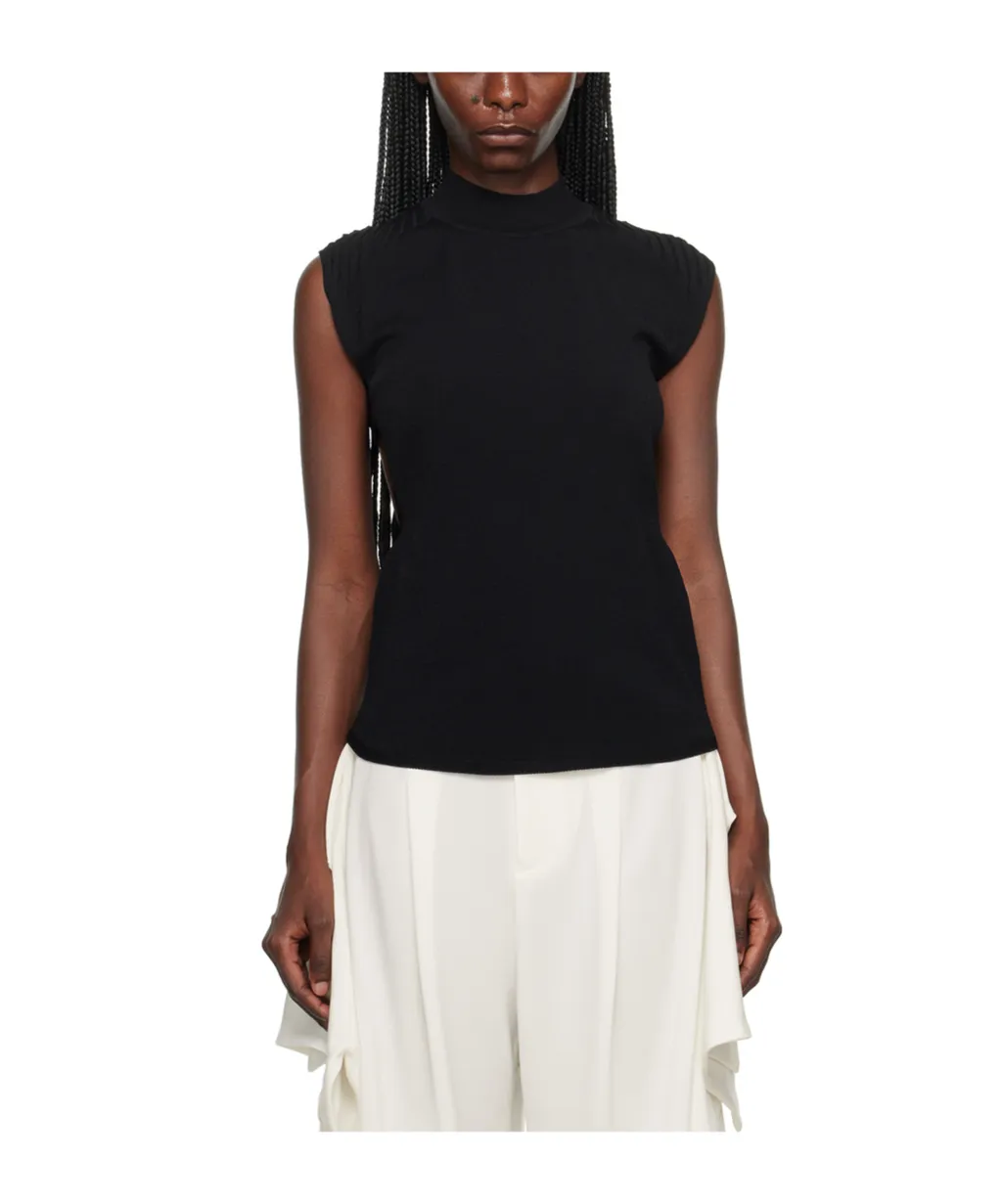 High-Neck Vest