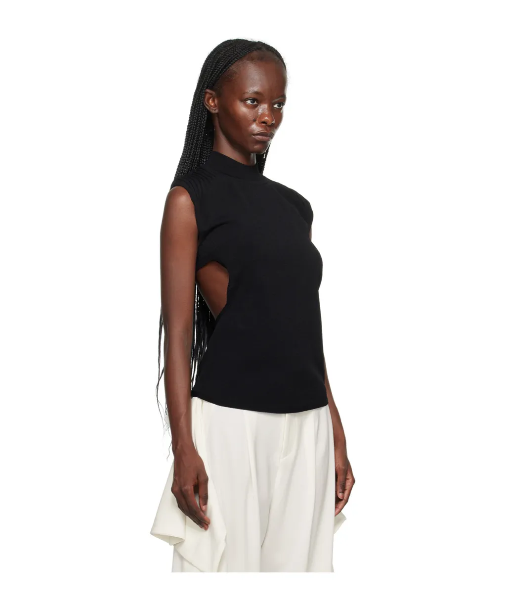 High-Neck Vest