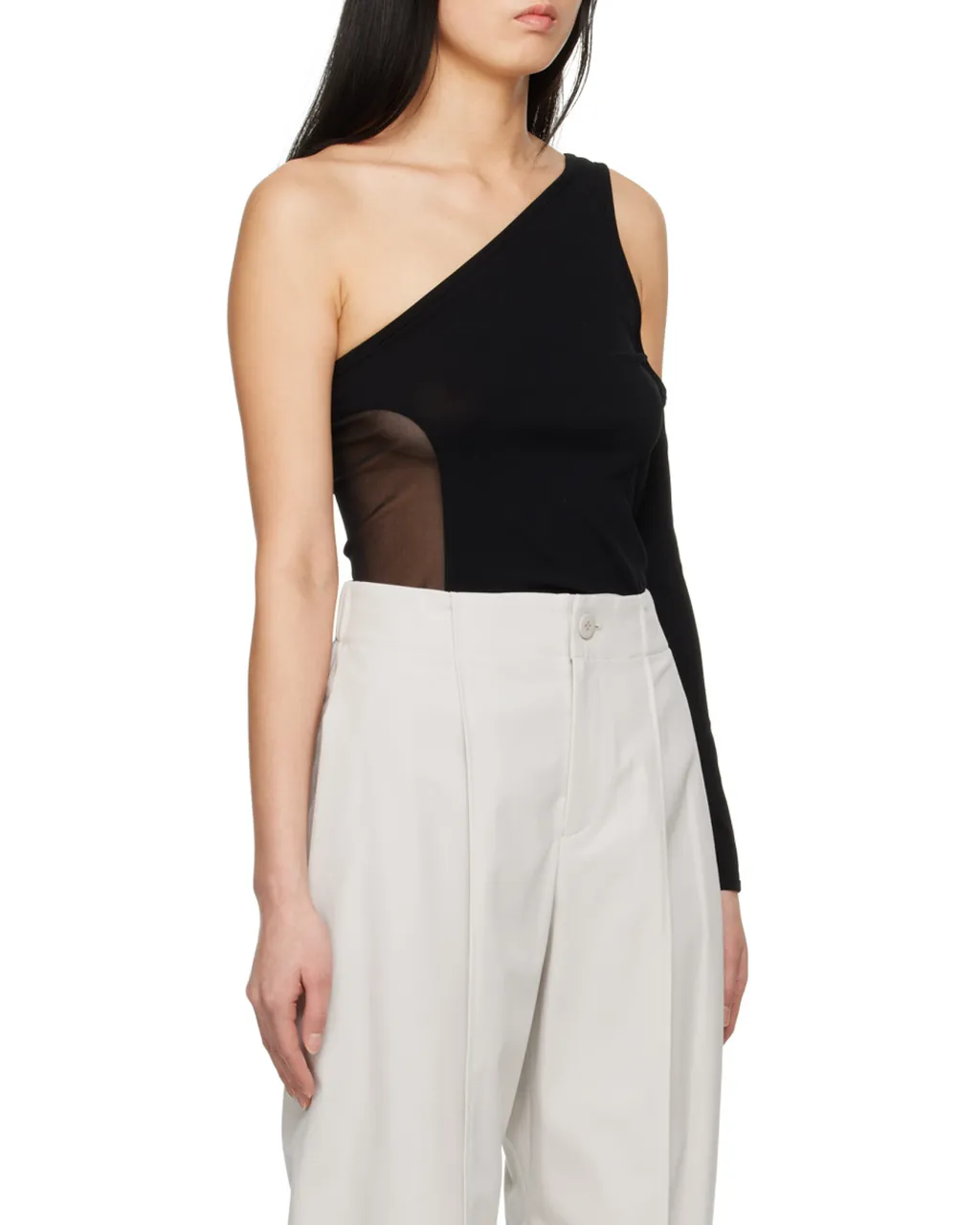 Asymmetrical Long Sleeve Top