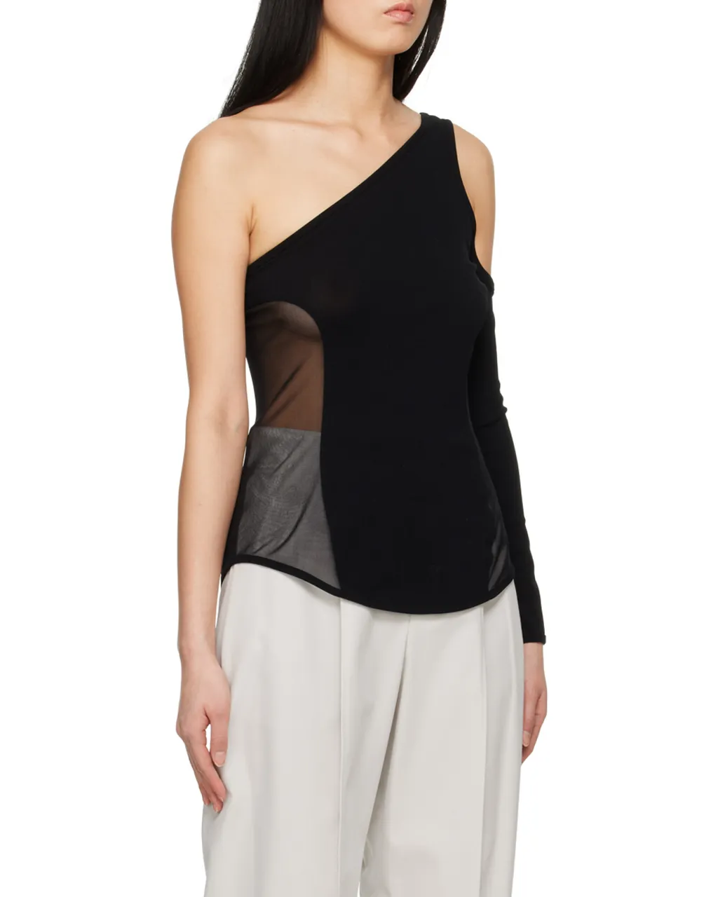 Asymmetrical Long Sleeve Top