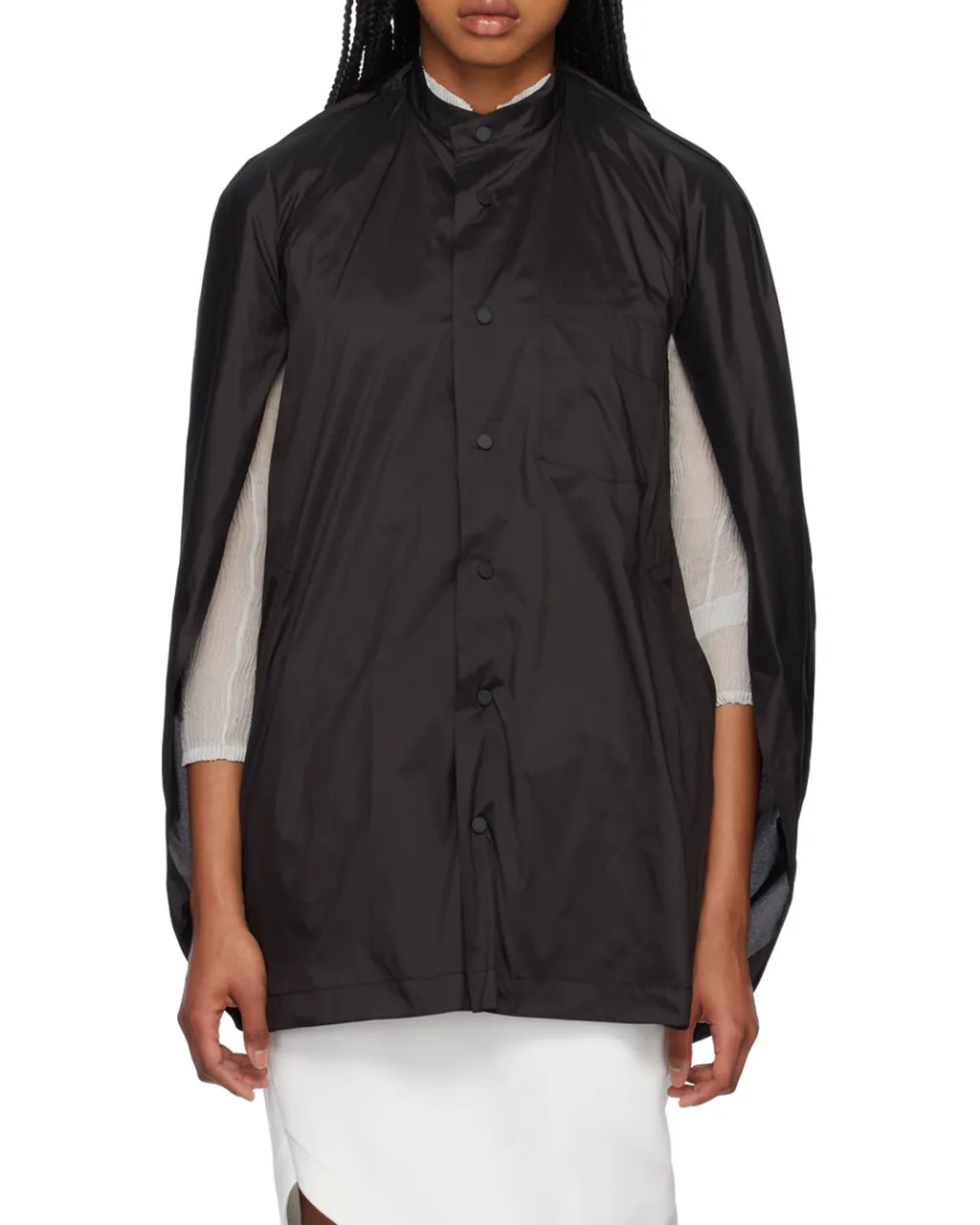 Belted Backless Shirt