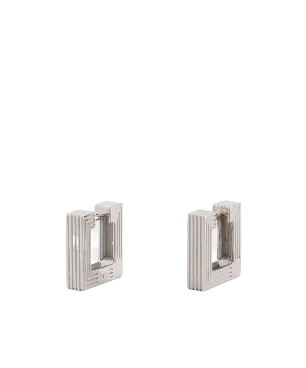 Geometric Mini Hoop Earrings