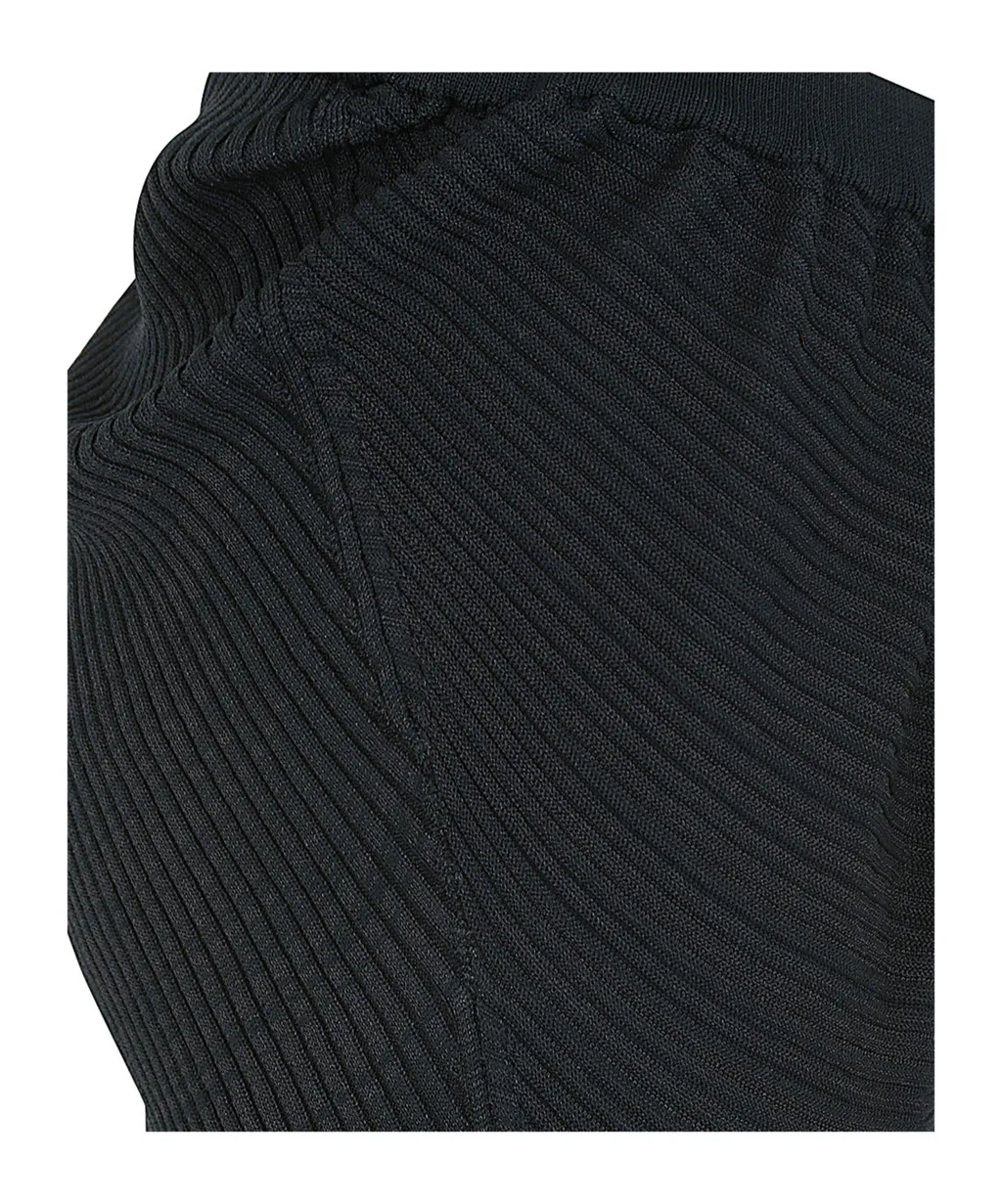 Aerate Asymmetric Draped Skirt