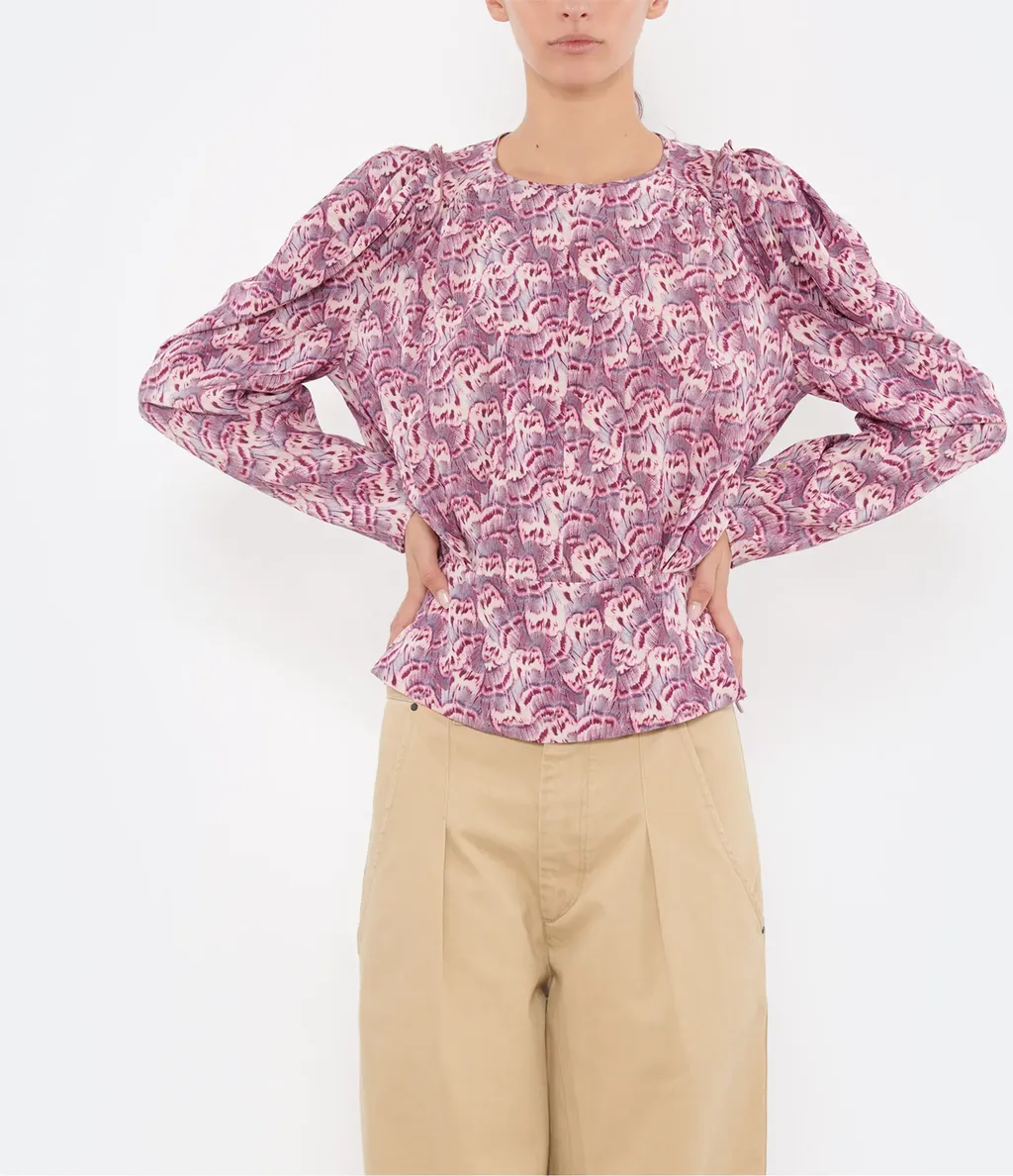 All-Over Printed Blouse