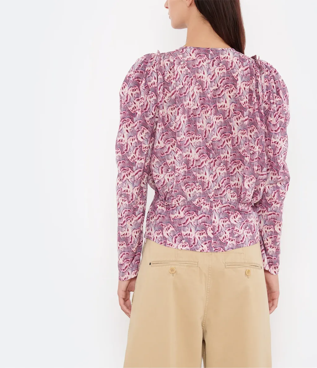 All-Over Printed Blouse