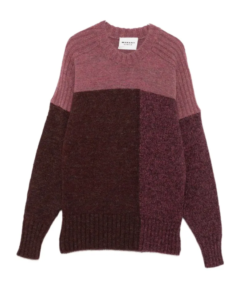 Colour-Block Ribbed Sweater