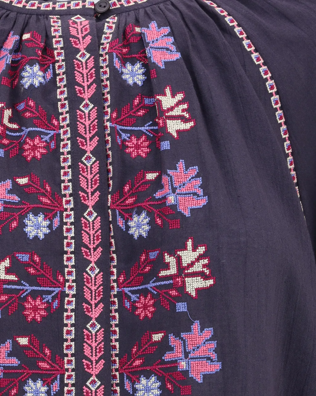 Embroidered Floral Top
