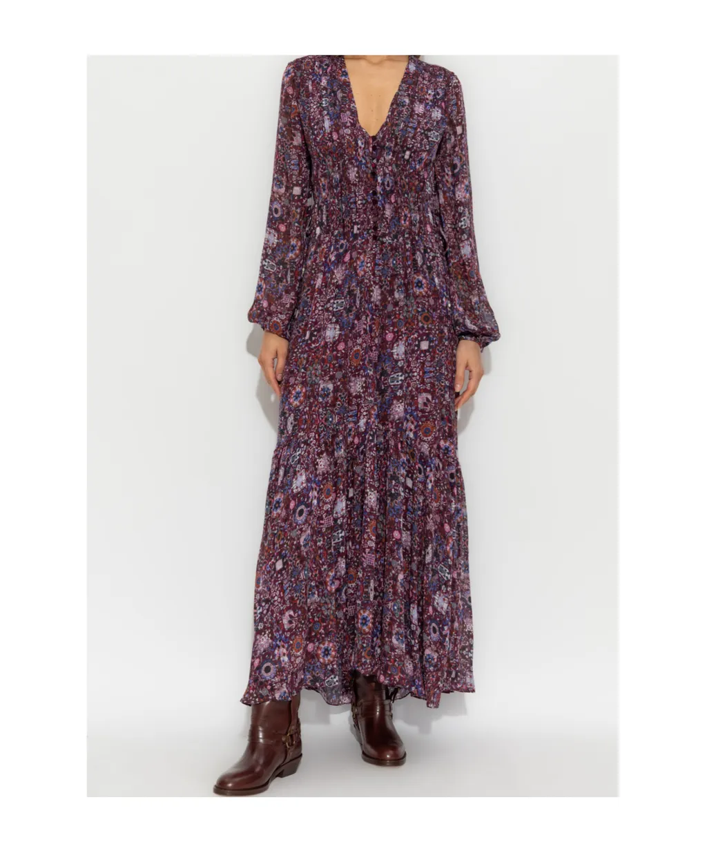 Floral Print Maxi Dress