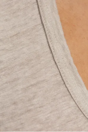 V-Neck Short-Sleeve Linen T-Shirt