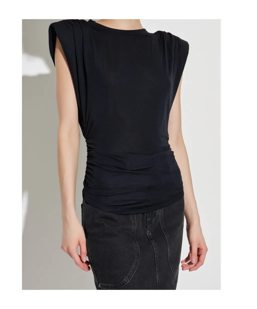 Pleated T-Shirt