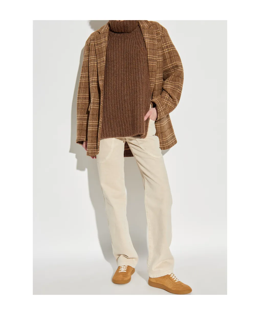 Limiza Checkered Wool Blazer