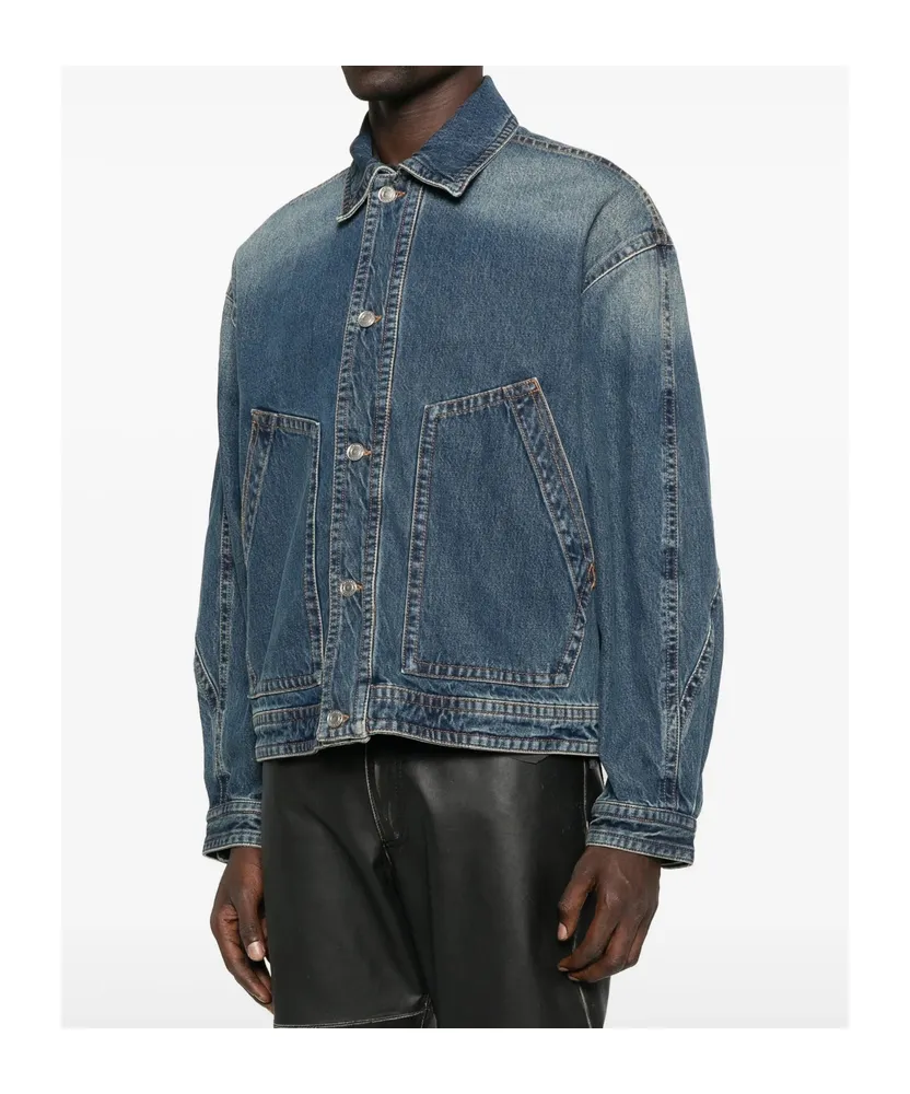 Long-Sleeved Denim Jacket