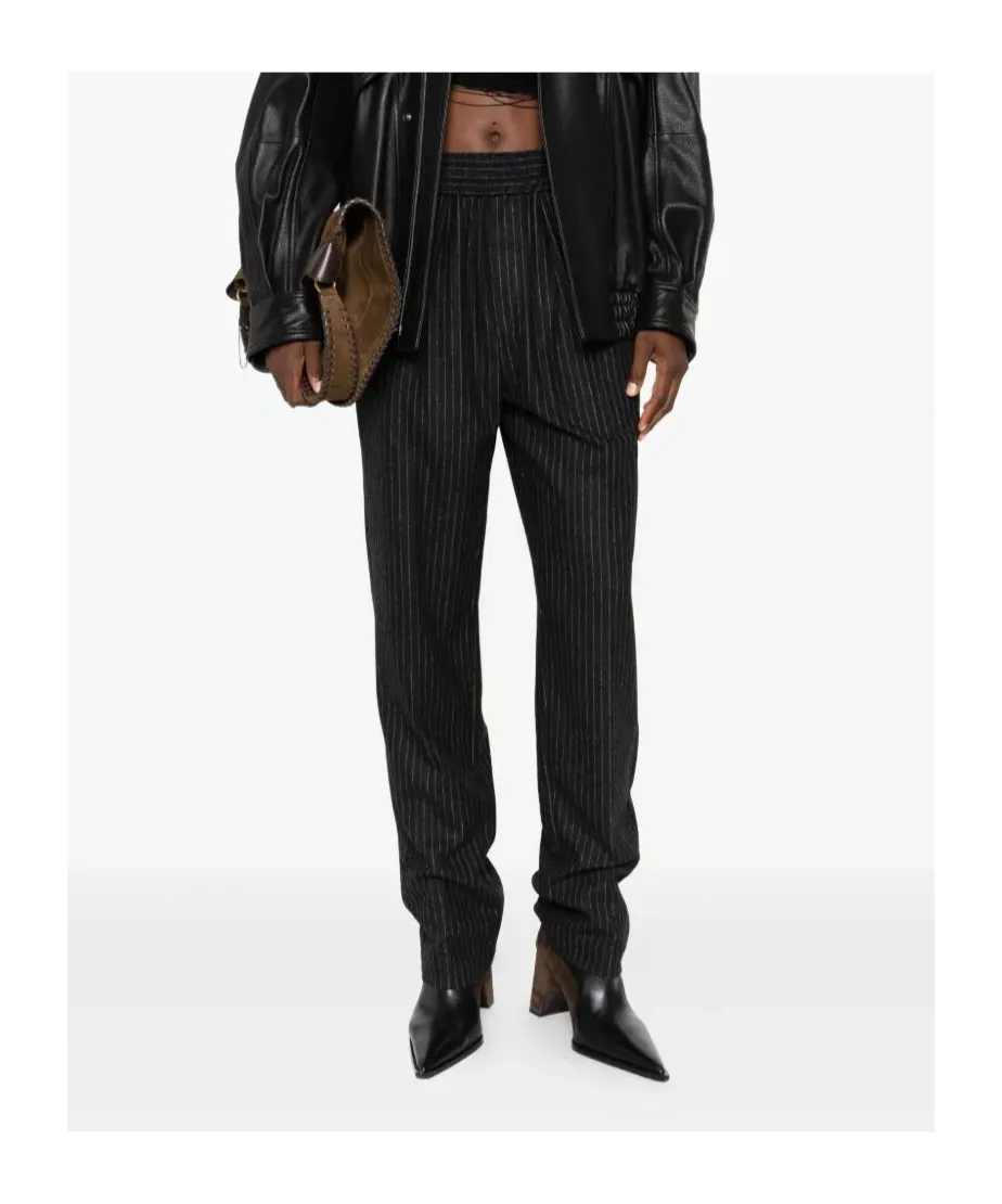Elastic Waist Casual Pants
