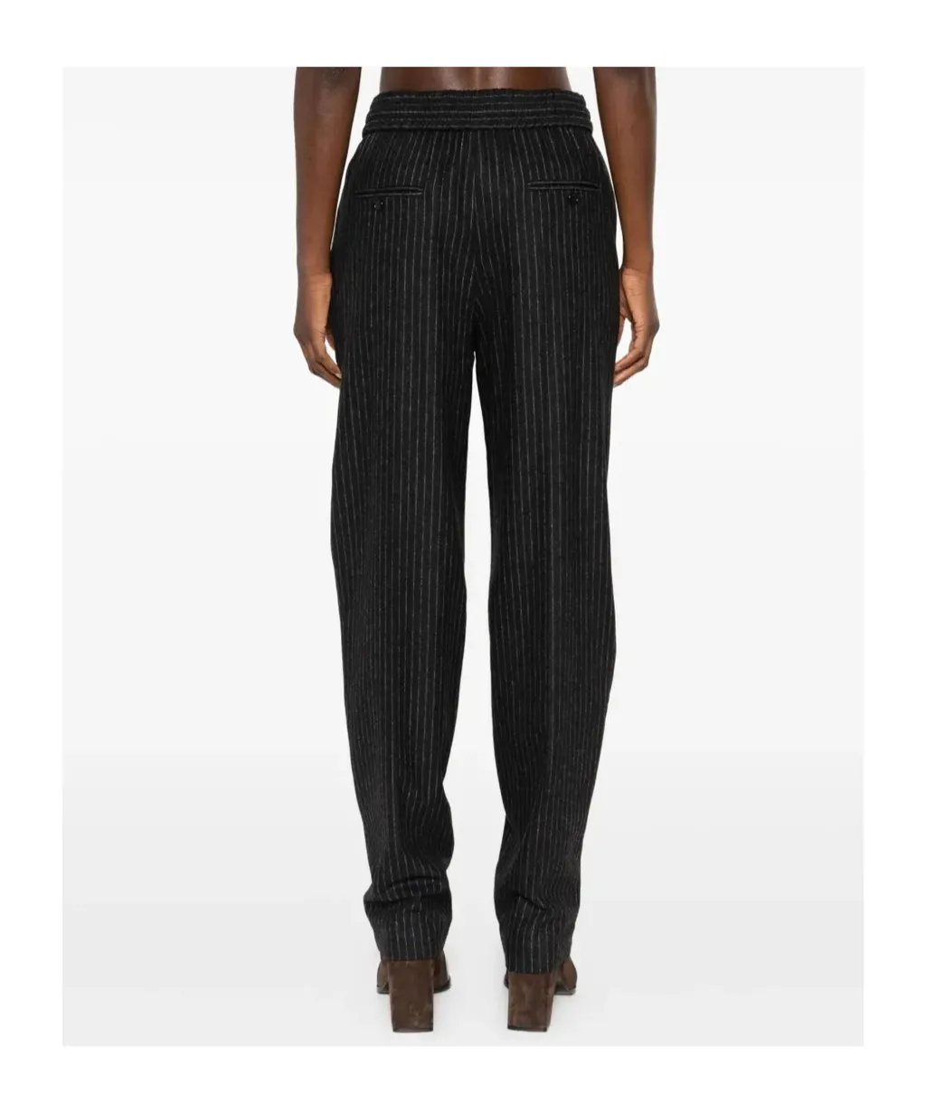 Elastic Waist Casual Pants
