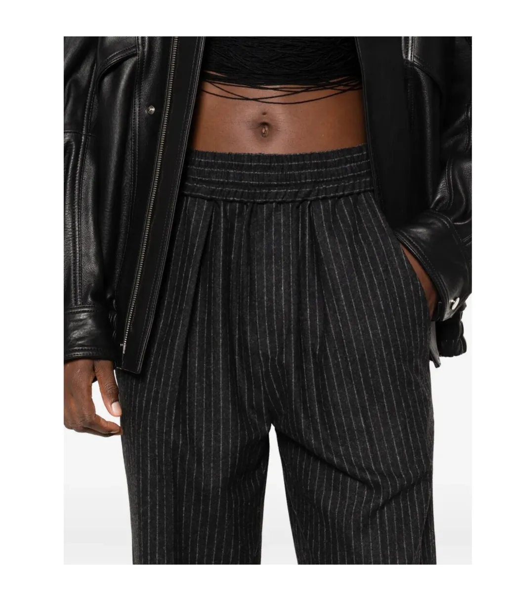 Elastic Waist Casual Pants