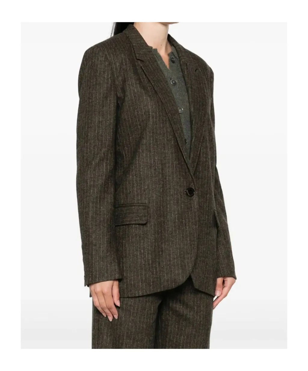 Long-Sleeved Suit Jacket