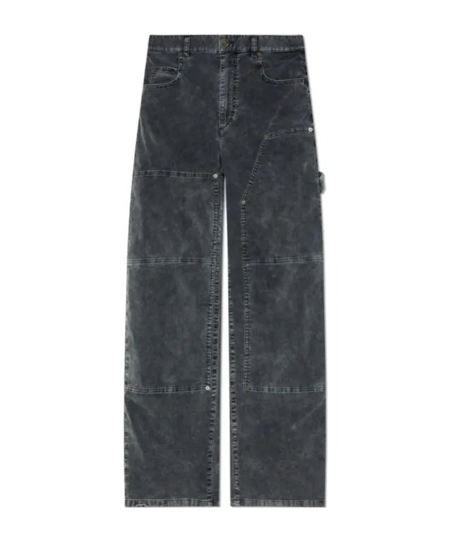 Corduroy Panelled Trousers